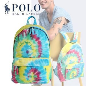 Polo Ralph Lauren MENS Backpack BAG CANVAS TIE DYE